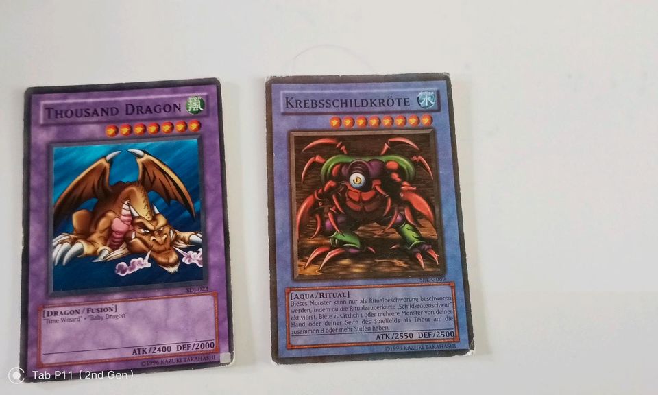 348 Yu-Gi-Oh Sammlung Karten 1996 Jahre kaum gespielt in Weilerbach