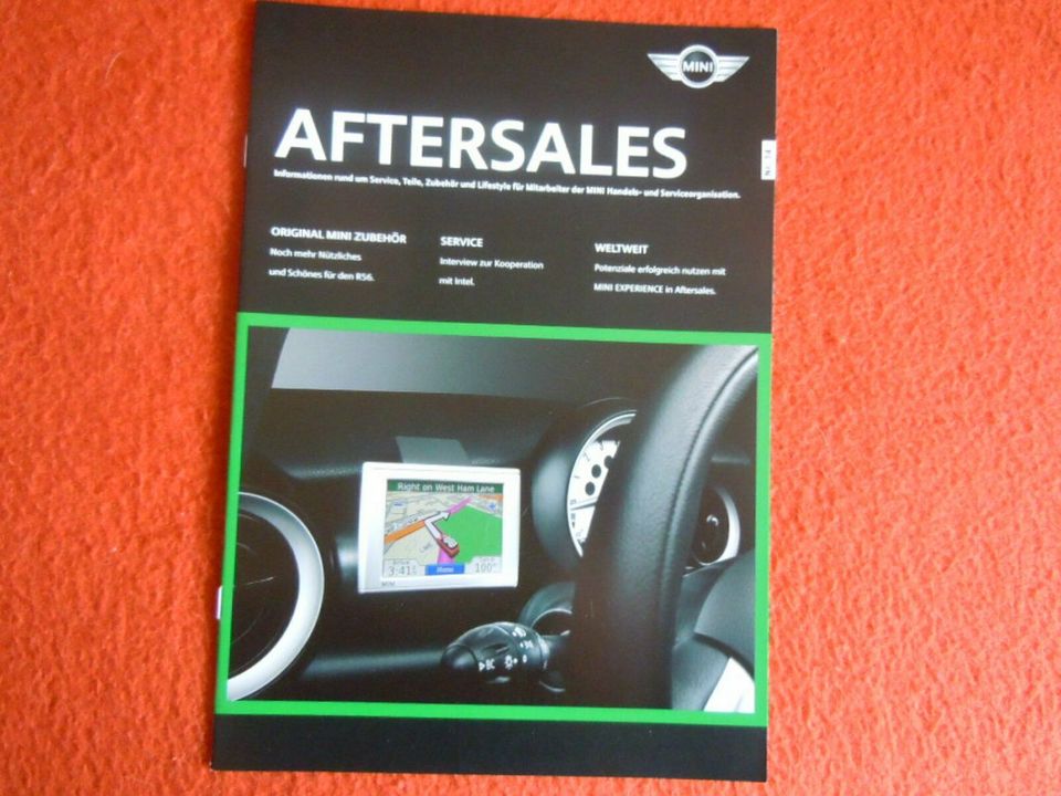 MINI Aftersales Nr. 14 Broschüre Heft Prospekt von 1/2007 Informa in Aachen