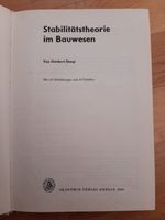 Stabilitätstheorie im Bauwesen Steup, Herbert Thüringen - Gräfenroda Vorschau