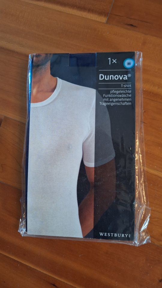 Herren Unterhemd NEU OVP Gr. M Dunova C&A Westbury weiss T-Shirt in Leopoldshöhe