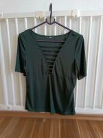 Feinripp Bluse Shirt 3/4arm dunkelgrün M 38/40 Bayern - Langquaid Vorschau