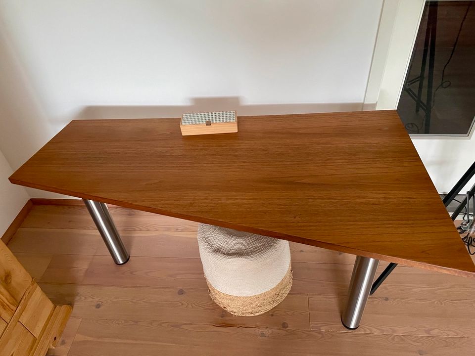 Schreibtisch Büro Möbel Mahagoni Anfertigung Platte Tisch Hülsta in Hürth