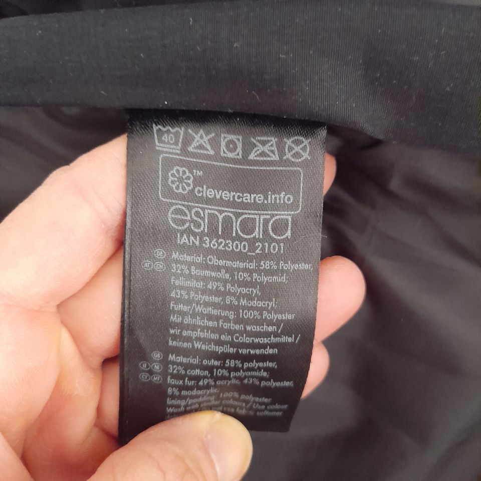 ❤️ Umstandsjacke/ Tragejacke, Zippeinsatz, von „Esmara“, Gr. XS in Erfurt