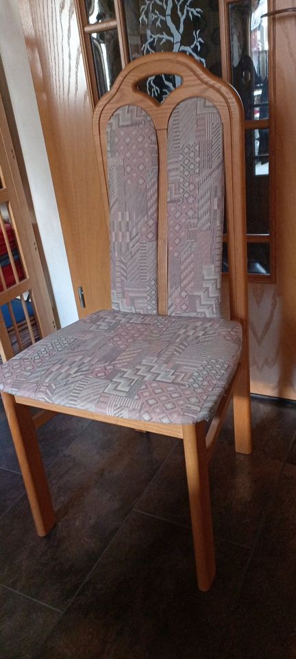 6 gut erhaltene Esszimmer-Stühle zusammen für 90€ in Mülheim (Ruhr)