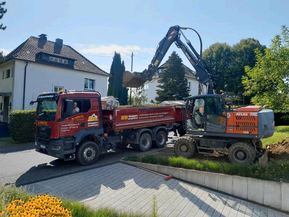 Erdarbeiten / Baggerarbeiten / Tiefbau / Ausschachtungen / Erdbewegungen / Garten- und Landschaftsbau / Abrissarbeiten in Eitorf