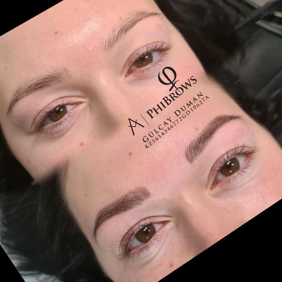 Microblading Phibrows, Augenbrauenpigmentierung, Permanent Makeup in Herten