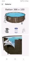 Bestway rattan Pool 1 mal nur aufgebaut Nordrhein-Westfalen - Troisdorf Vorschau