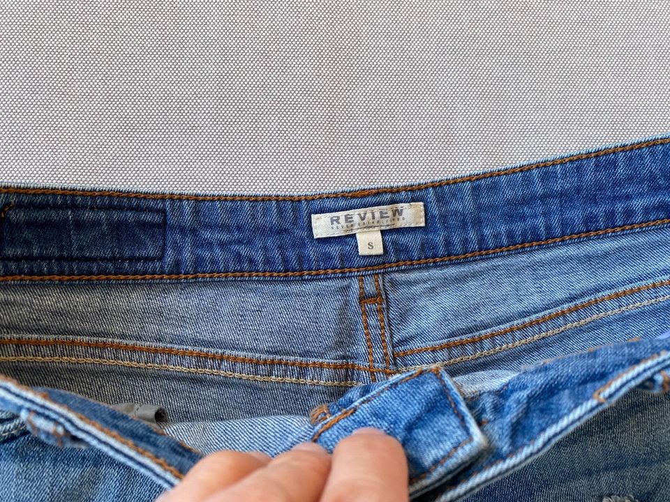 Review Damen Jeans Shorts Gr.S blau Topzustand! in Sulzbach a. Main