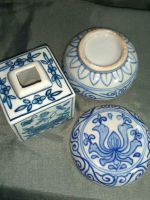 Antik China Set Deckel Dose Vase Keramik Asiatika Chinesisch Mecklenburg-Vorpommern - Schönwalde (Vorpommern) Vorschau