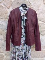 ♥️ neu HUGO BOSS Jacke Lederjacke Gr. 40 Bordeaux Baden-Württemberg - Albershausen Vorschau