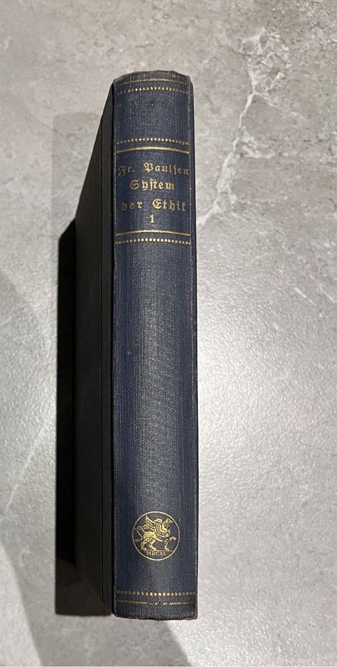 Buch Schriften der Ethik 1921 Friedrich Paulsen in Kelkheim