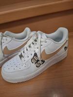 Nike Air Force 1 Custom Sneaker Schmetterling  Gr.  38  UK 5,5 Bayern - Hengersberg Vorschau