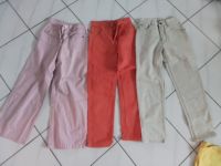 Jeans für Mädchen Gr. 134 beige orange rosa Hessen - Limburg Vorschau
