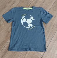 Jungen T-Shirt Baumwolle Gr 134 140 grau Fußball Teamplayer Niedersachsen - Walsrode Vorschau