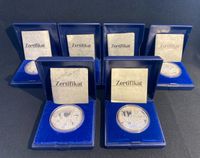 Silber Weihnachtsmünzen * Feinsilber * 1979-1985 (ohne 1984) Nordrhein-Westfalen - Dinslaken Vorschau