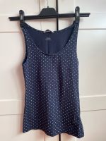 Top Sommer Tanktop H&M Gr. XS 34 blau gepunktet Sachsen - Burkhardtsdorf Vorschau