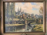 Ölgemälde auf Leinwand, Ölbild, Gemälde, Stadtansicht Fritzlar Bad Doberan - Landkreis - Schwaan Vorschau