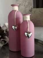 2er Set Deko Glas Flaschenset mit Herzchen NEU * Flasche * Vase Nordrhein-Westfalen - Kamp-Lintfort Vorschau