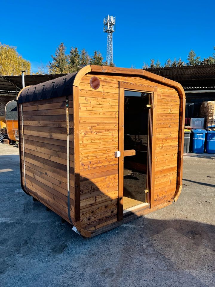 Sauna Cube 2m Holzofen Abverkauf Aussteller in Wandlitz
