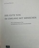 Der Gute Ton im Umgang mit Menschen - Joachim Haller Hessen - Hanau Vorschau