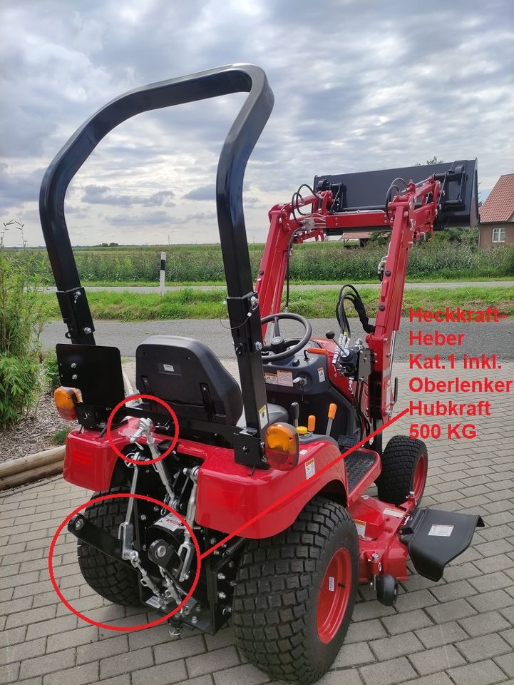 Allradtraktor 19PS Hydrostat Frontlader Mähwerk TYM T194H TOP!!! in Berne