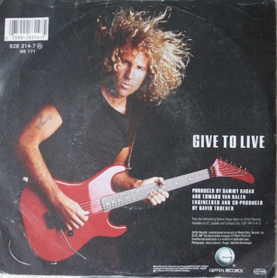 Sammy Hagar – Give To Live in Morsbach