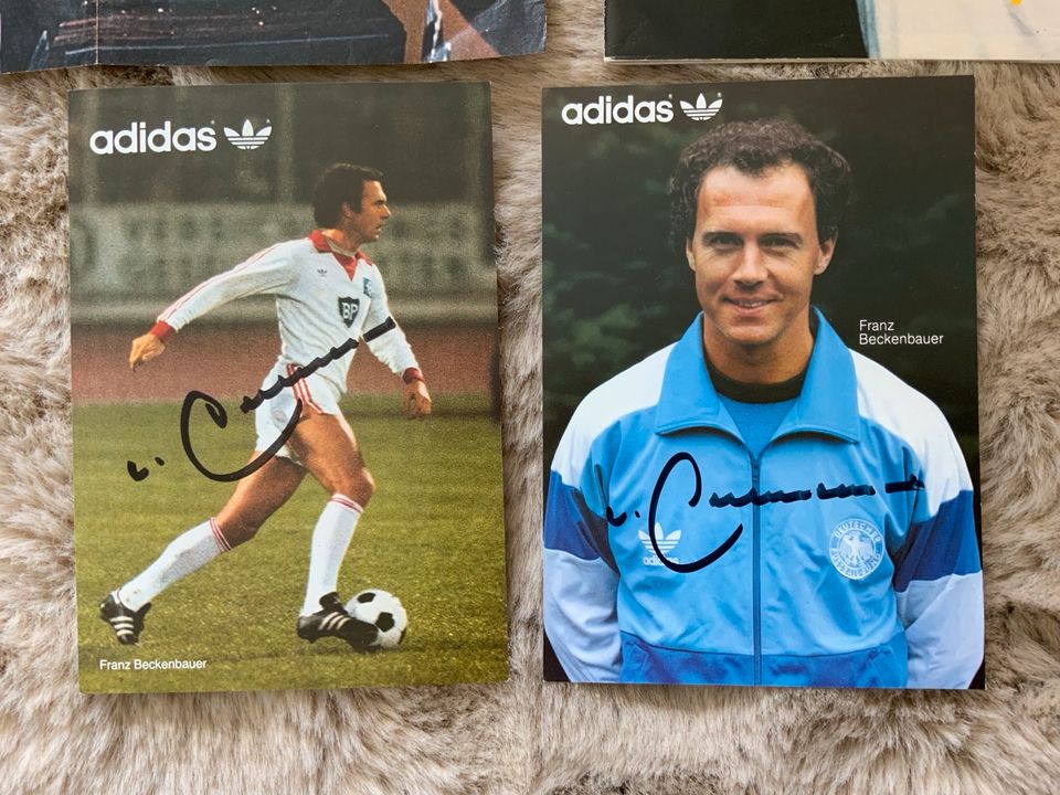 Franz Beckenbauer Poster Autogramme in Wuppertal