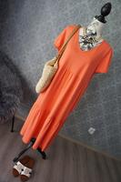 Vero Moda Shirtkleid Volant Kleid Korallenrot Plus Size 42 44 XXL Niedersachsen - Meppen Vorschau