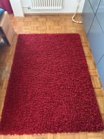 Hochflor Teppich rot West - Höchst Vorschau