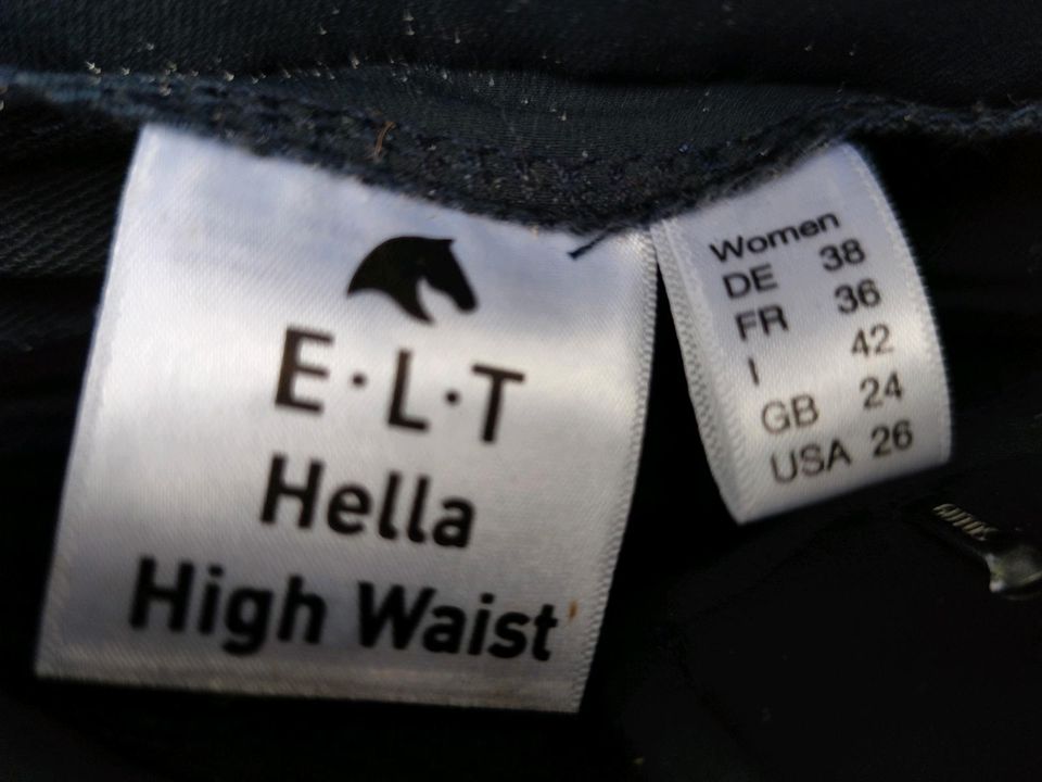 Nagelneue ELT Reithose high waist in Tramm