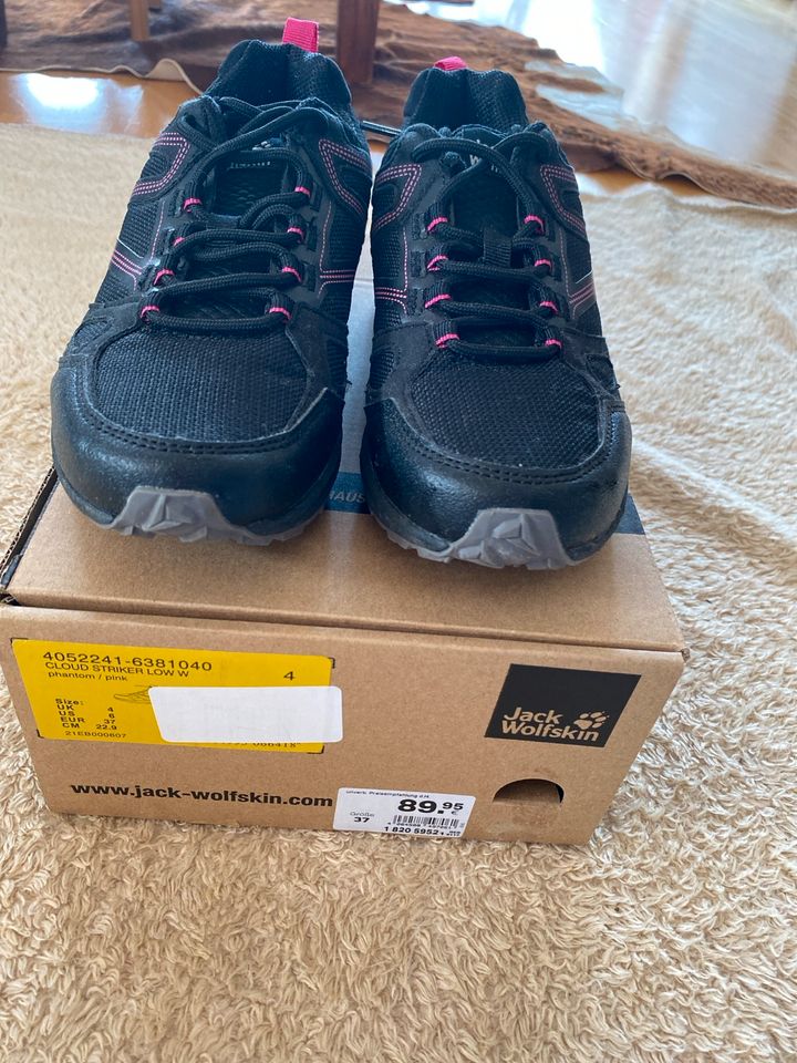 Jack Wolfskin Damen Mädchen Schuhe Sportschuhe schwarz Pink in Unterkirnach