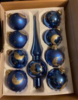 Weihnachtsbaum Set Glas Kugeln und Spitze blau Gold Dresden - Leubnitz-Neuostra Vorschau