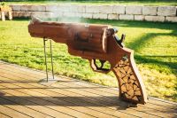 Grill-Stelle Pistolero 220 cm Corten-Stahl Edel-Rost Vintage BBQ Nordrhein-Westfalen - Herten Vorschau