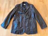 Braune Echt Leder Jacke von Peter Hahn Gr. 42 Hessen - Bad Wildungen Vorschau
