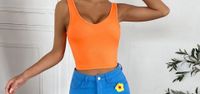 Crop top / Orangenes Top / Sommer / Urlaub Brandenburg - Neuenhagen Vorschau