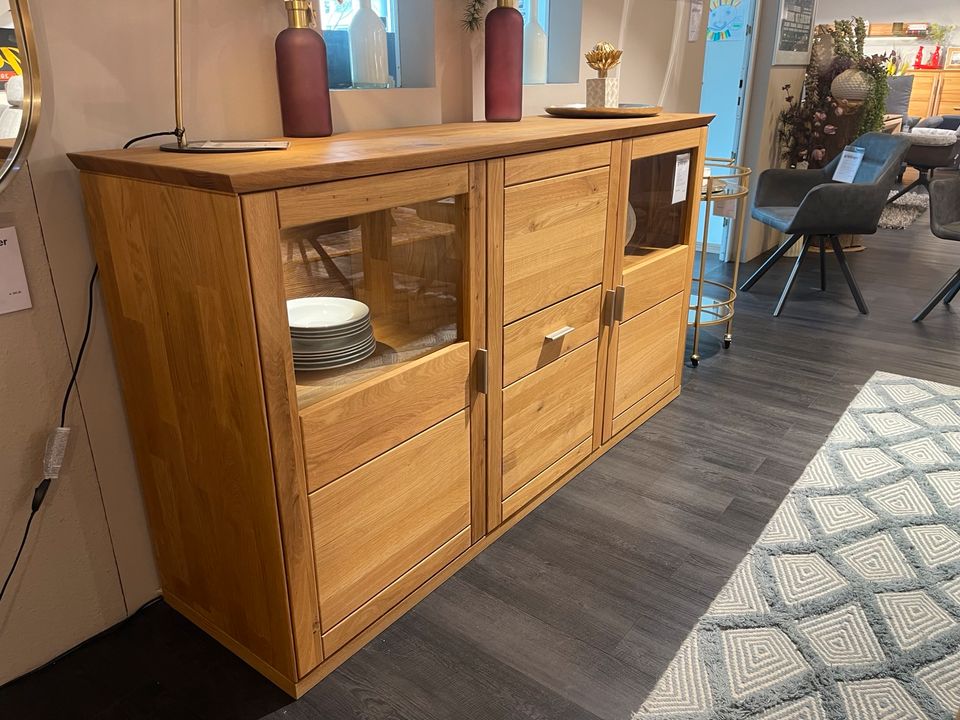 Faro Plus Sideboard Massivholz Eiche in Worms