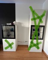 Ikea Besta schrank weiß 128x60x42 und 2 Glassvik Türen Schleswig-Holstein - Norderstedt Vorschau