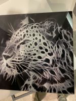 Pro Art Bild Leopard Gepard Raubtier schwarz-weiß Wandbild￼ Baden-Württemberg - Rottweil Vorschau