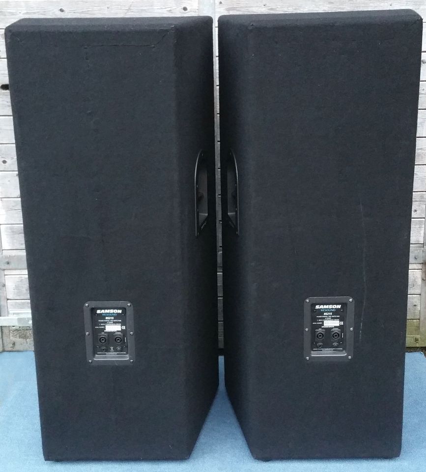 Samson Resound RS215 2-Wege 2x15" PA-Lautsprecherboxen in Moos