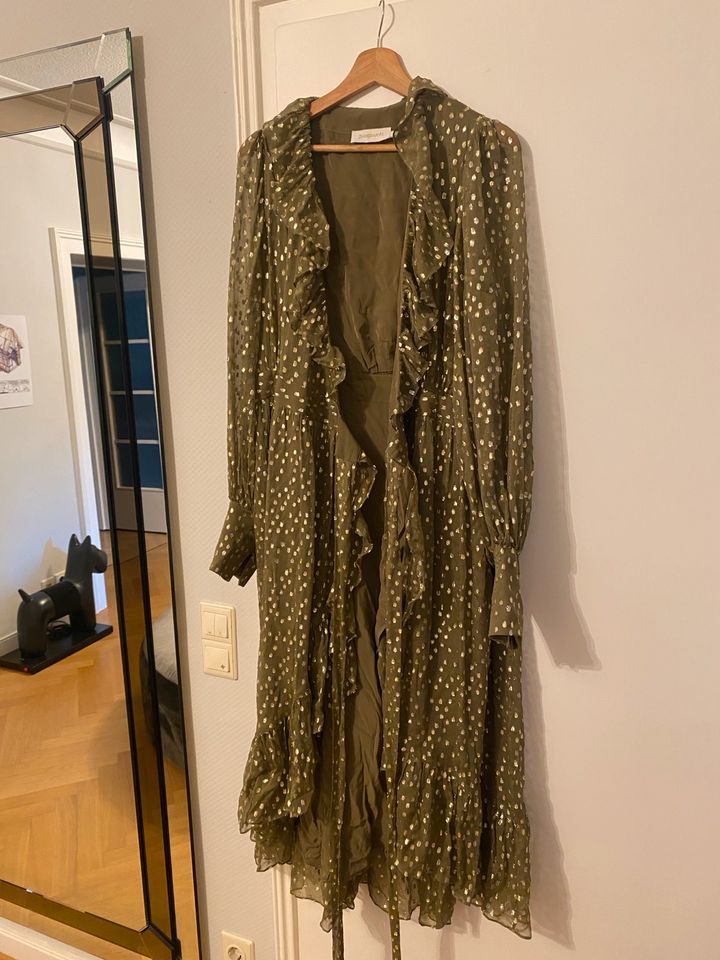 Zimmermann Kleid Gr. 4 L grün gold in Düsseldorf