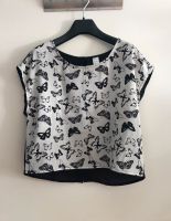 NEU H&M Divided Croptop - XS 34 - Schmetterlinge Knopfleiste boxy Hessen - Rödermark Vorschau