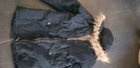 Parka Winterjacke blau 164 mit Fell Baden-Württemberg - Rheinstetten Vorschau