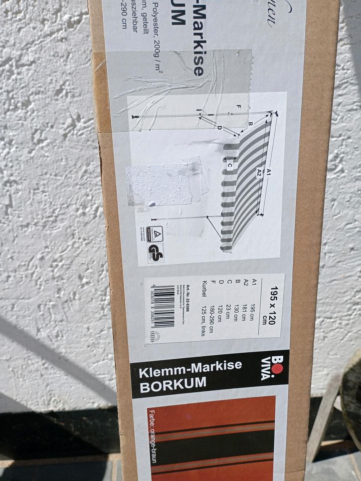 Neu noch nicht ausgepackt!   Klemm-Markise !! in Oberhausen