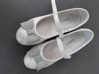 Ballerina Gr. 33 Schuh Kommunion weiß mit Schleife silber Bayern - Regen Vorschau