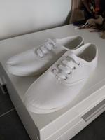 City Walk Damen Sneaker Sportschuhe weiß Stoff 40 neuw Bayern - Hirschaid Vorschau