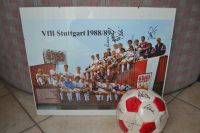 VFB Autogrammball und Mannschaftsposter der Saison 1988/89 Baden-Württemberg - Leutenbach Vorschau