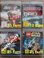 PS3 Spiele Autorennen, LEGO StarWars, MotoGP14, GRID2 Berlin - Neukölln Vorschau