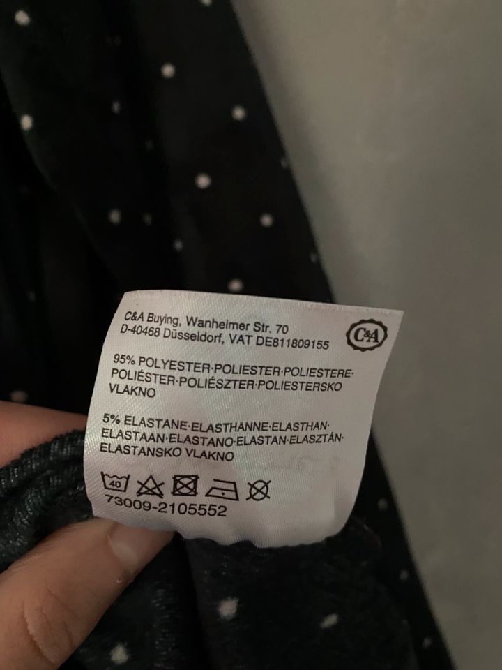 C&A Lingerie Damen Pyjama Oberteil gepunktet Gr.S in Hamburg