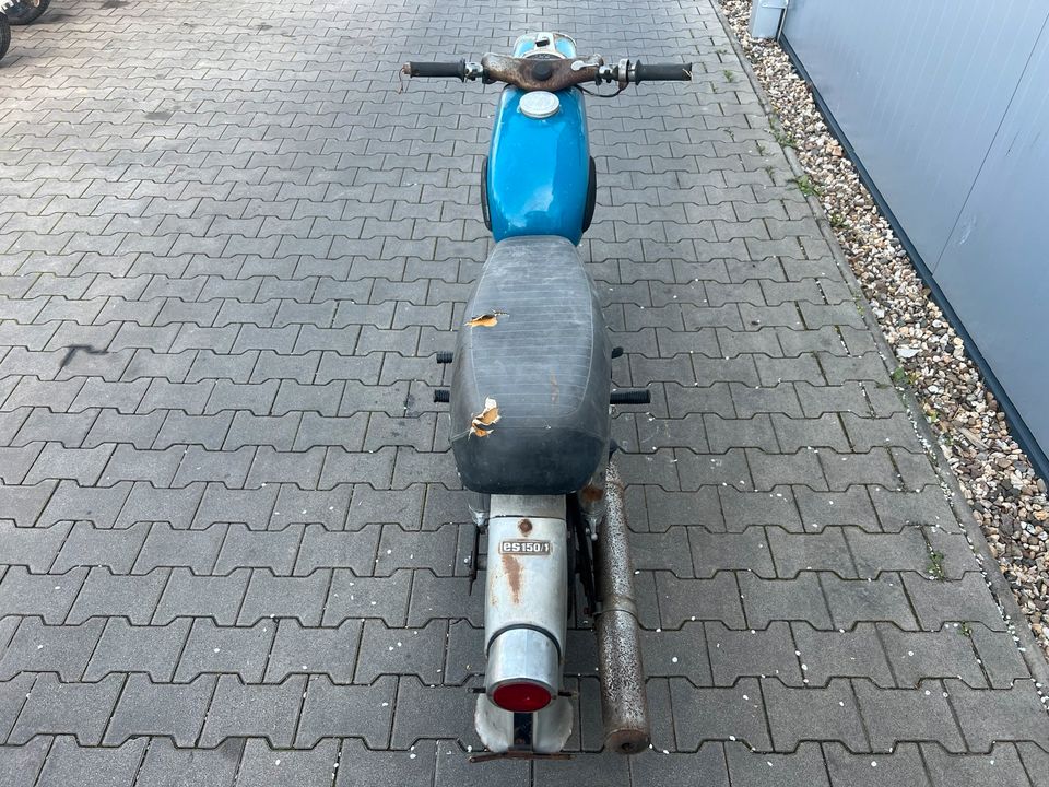 MZ ES150 ES 150 1974 Motorrad DDR 125 Simson in Osterweddingen