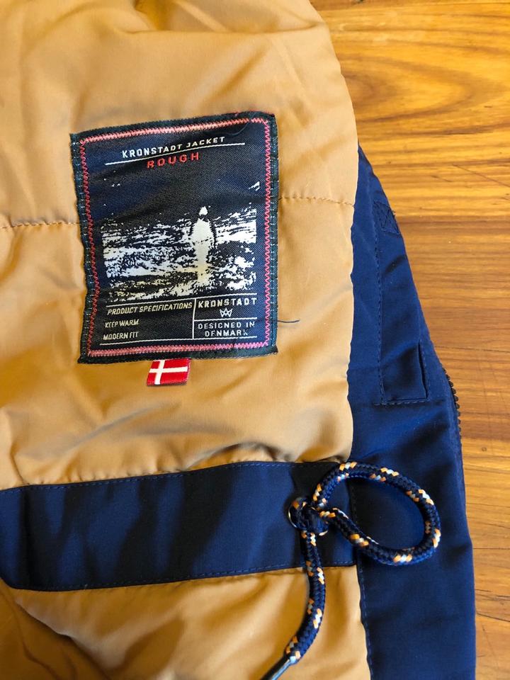 Kronstadt Denmark Polar Rough Parka Navy Medium Winter Jacket in Kleve